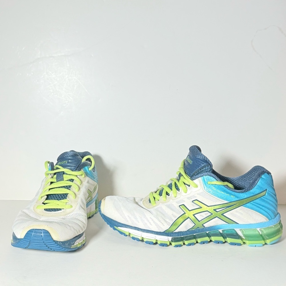 Asics Womens Gel Quantum 180 Size 11 White Running Shoes Sneakers Size 8.5
